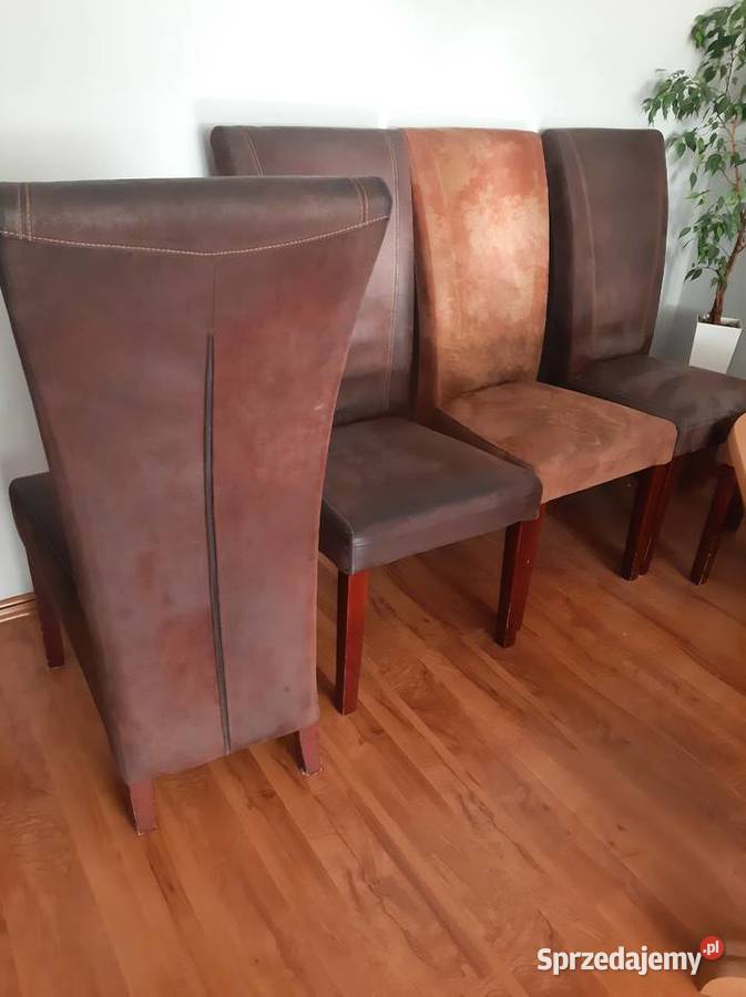 Krzesła tapicerowane komplet 6 sztuk 112cm Częstochowa