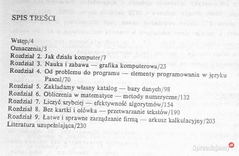 Elementy informatyki Rozwiązania zadań Komputer Pozostałe