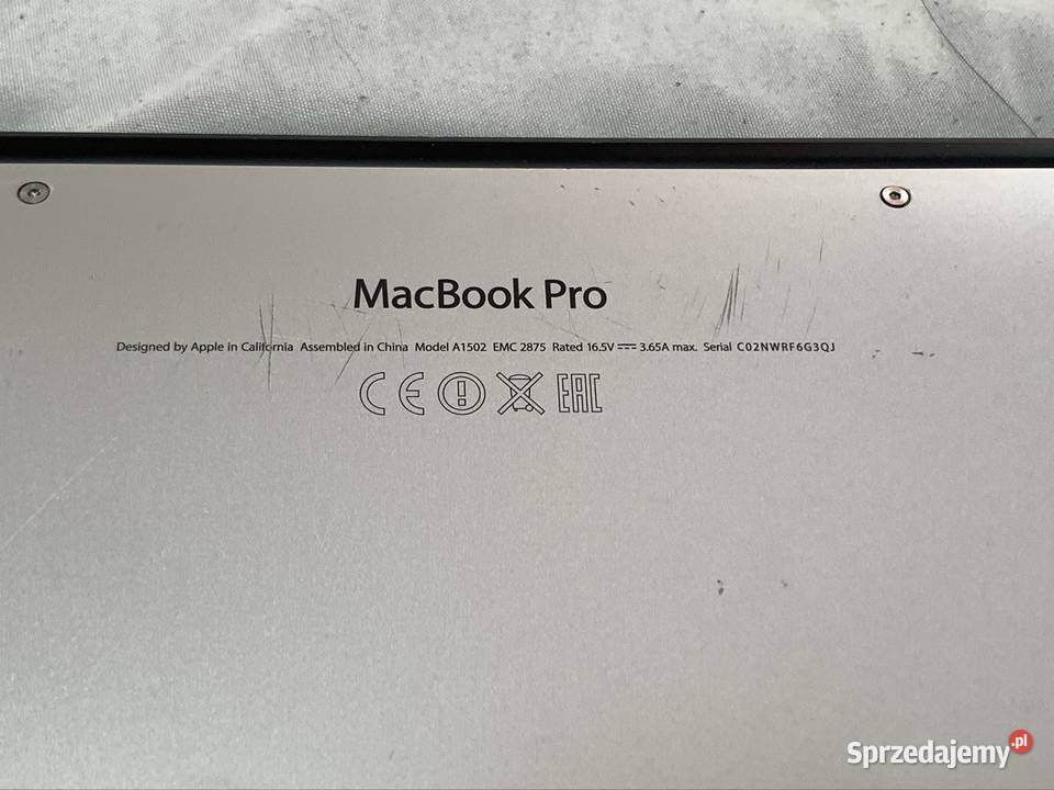 Apple MacBook Pro a1502 Kobyłka