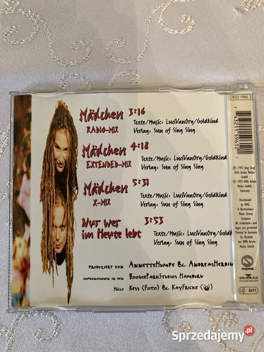 Płyta CD Single Lucilectric Madchen Lata 90 CD Płyty i kasety Muzyka Czerwionka-Leszczyny