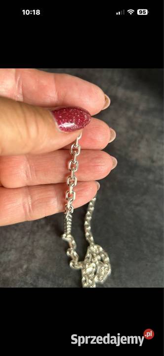 Naszyjnik srebro 952 z Opalem Skarżysko-Kamienna