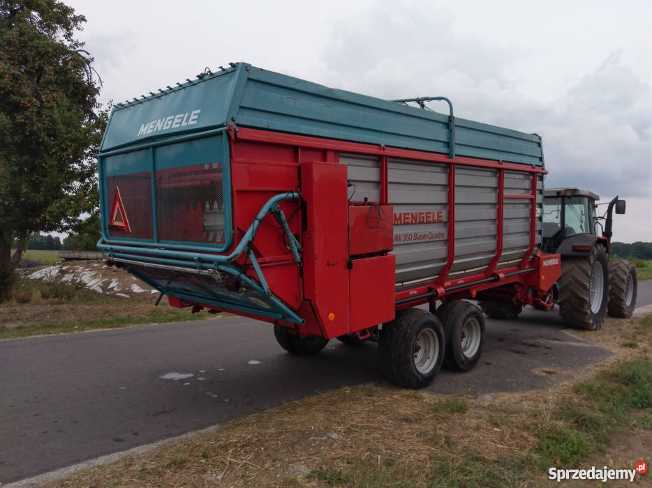 Przyczepa samozbierajaca Mengele Law 360 Super Grodziec sprzedam