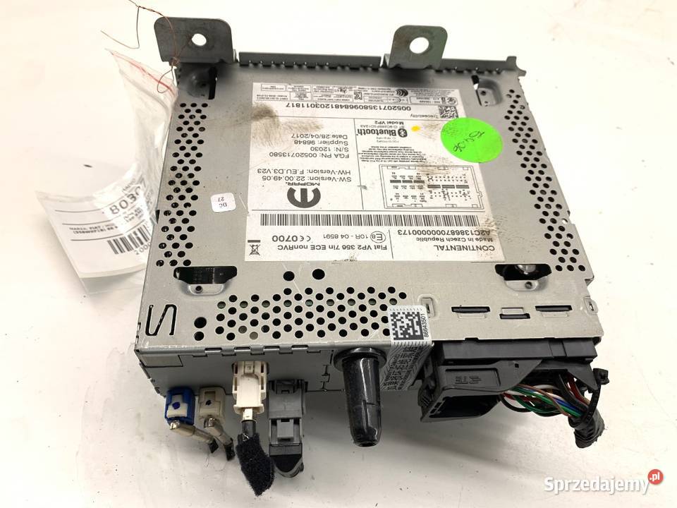 RADIO NAWIGACJA FIAT TIPO 00520713580 ODTWARZACZ Motoryzacja