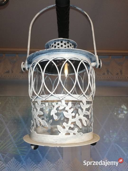 Lampion metalowy ogrodowy stan Warszawa