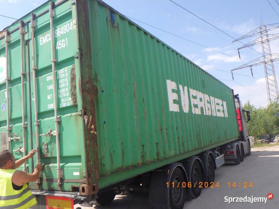 Kontener morskimagazynowy 40HC używany 12 m Lublin