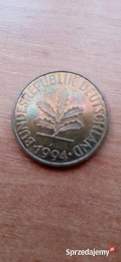 Moneta 10 pfennig 94r Numizmatyka Skoczów sprzedam