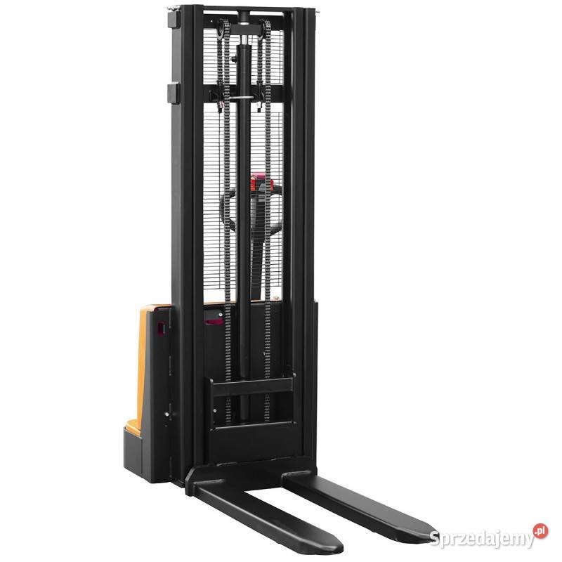 WÓZEK ELEKTRYCZNY PALETOWY MASZTOWY PODNOŚNIK 3M