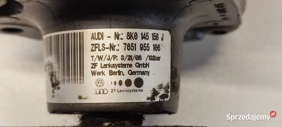 AUDI A4 B8 ALLROAD POMPA WSPOMAGANIA 8K0145156J osobowe