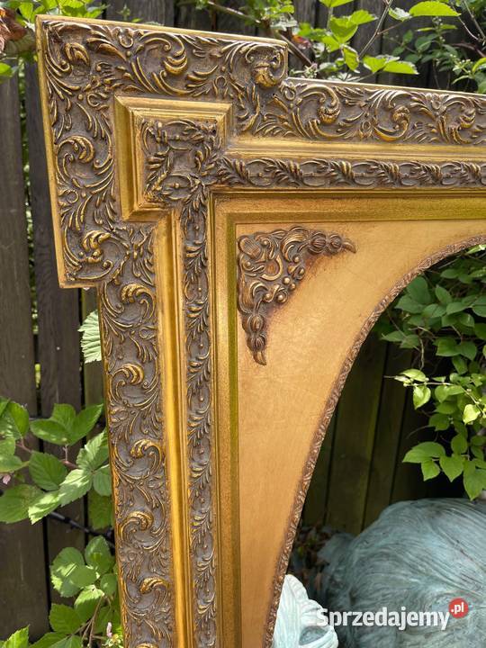 Ogromna drewniana rama do obrazu lustra stare Bystrzyca Kłodzka