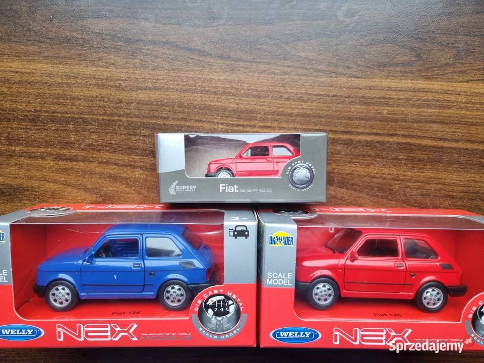 Model Fiat 126p Duży mały Modelarstwo Bydgoszcz
