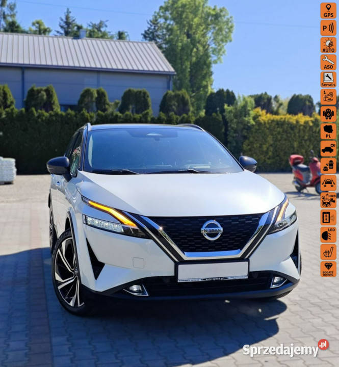 Nissan Qashqai Tekna Navi Panorama Full ZAMIANA ASR (kontrola trakcji) Nowy Sącz