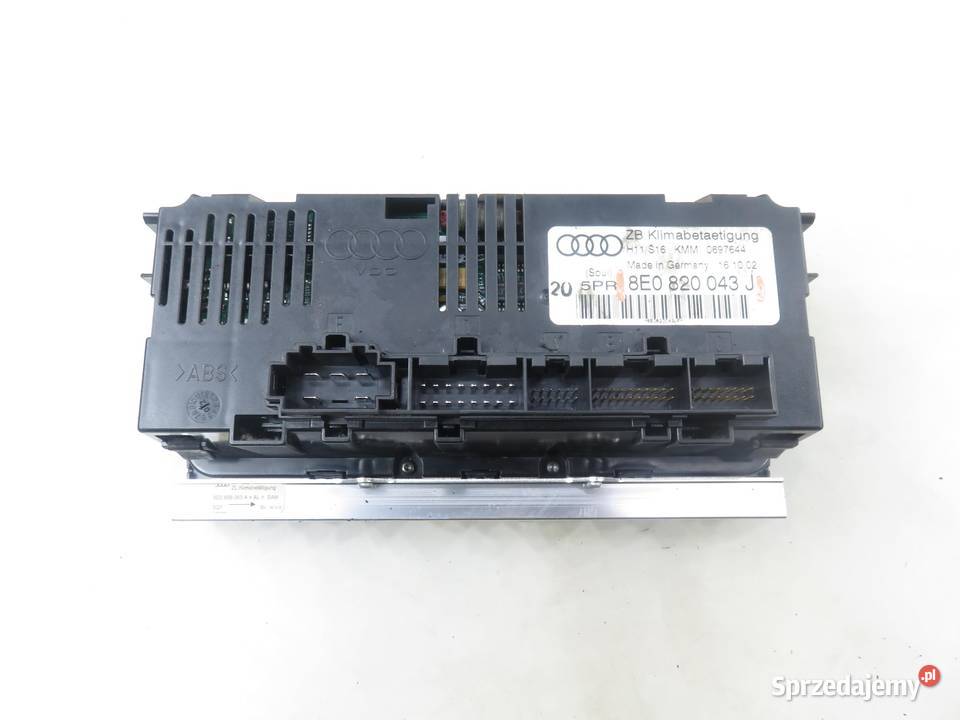 KLIMATRONIK AUDI A4 B6 8E0820043J osobowe małopolskie