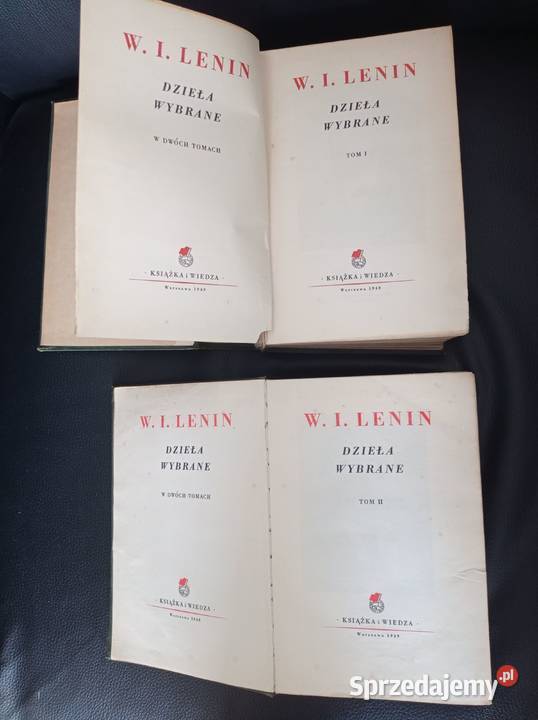 Lenin Dzieła wybrane w dwóch tomach Warszawa