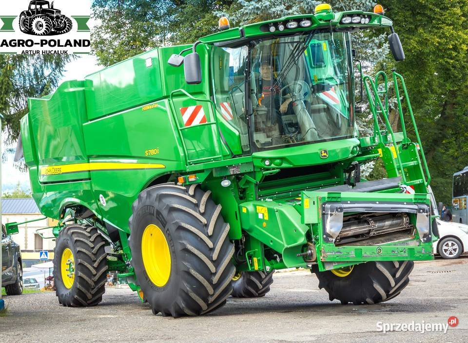 Kombajn zbożowy JOHN DEERE S 780 i HILLMASTER Rolnictwo