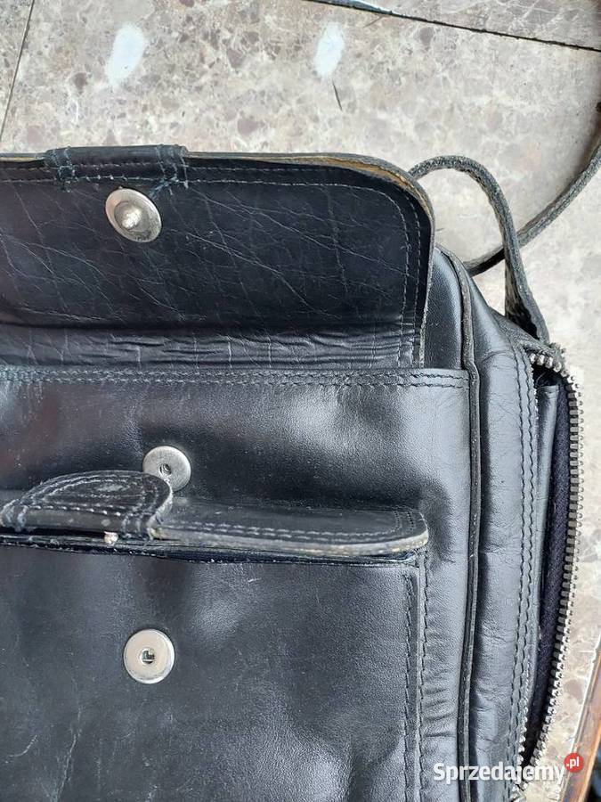 Stara torba saszetka na kamerę aparat PRL 23cm Tczew