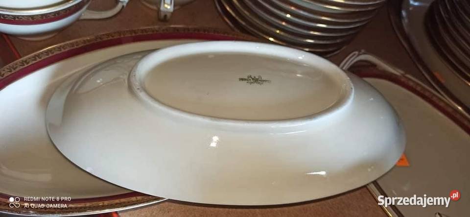 Patera z uchwytami Pirke Hammer Syg z 1920 Porcelana i szkło Gdańsk