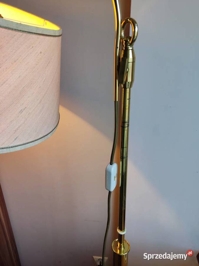 Lampa stojąca podłogowa chromowana z regulacjami Głuchołazy