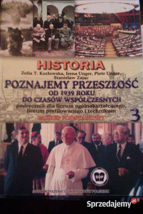 historia sop podstawowa antykwariaty szkolne mazowieckie Warszawa