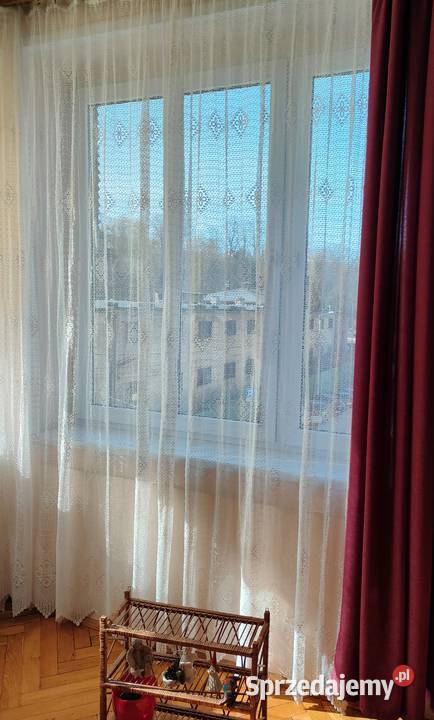 Firanka biała 265 x 210stan 2 sztuki śląskie Bielsko-Biała