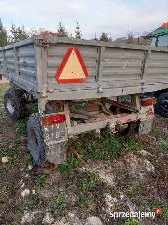 Przyczepa D47 wywrotka zarejestrowana 45 tony Gęsice