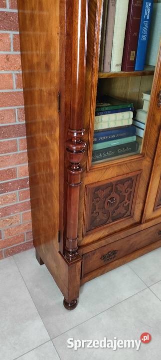 Ekskluzywna biblioteka witryna eklektyczna antyk