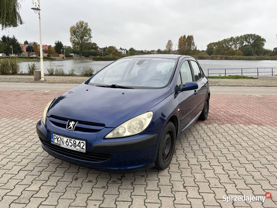 Peugeot 307 16 stan centralny zamek Samochody osobowe wielkopolskie Kleczew