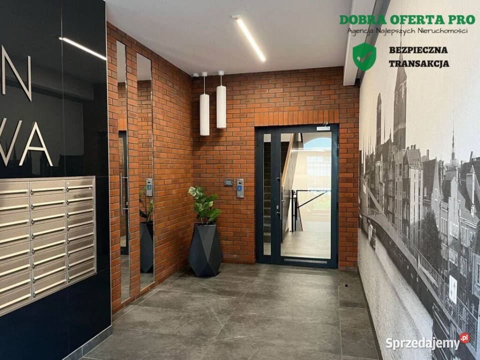 2 pokoje balkon garaż widok na Stocznię Gdańsk