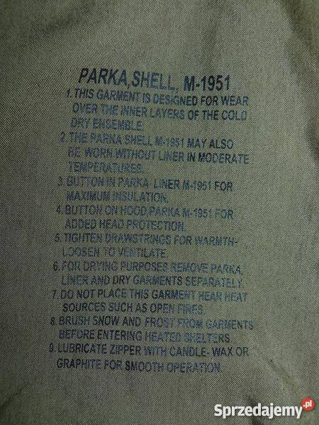 Kurtka Parka M51 Small Nowa sprzedam