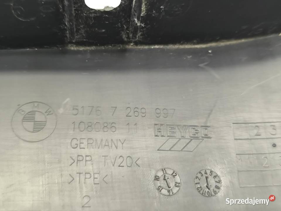 WYGŁUSZENIE BŁOTNIKA LEWE BMW F20 7269997 wielkopolskie