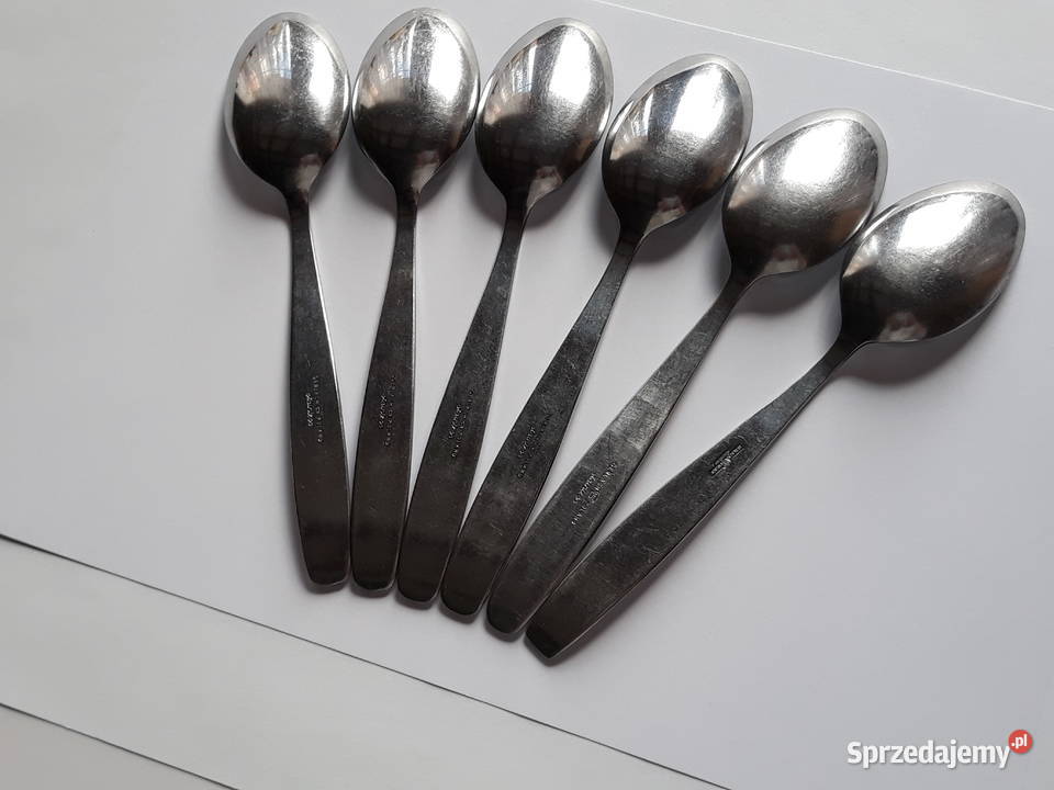 Łyżki obiadowe 4 PASECZKI PASKI Gerlach sztućce Dąbrowa Górnicza sprzedam