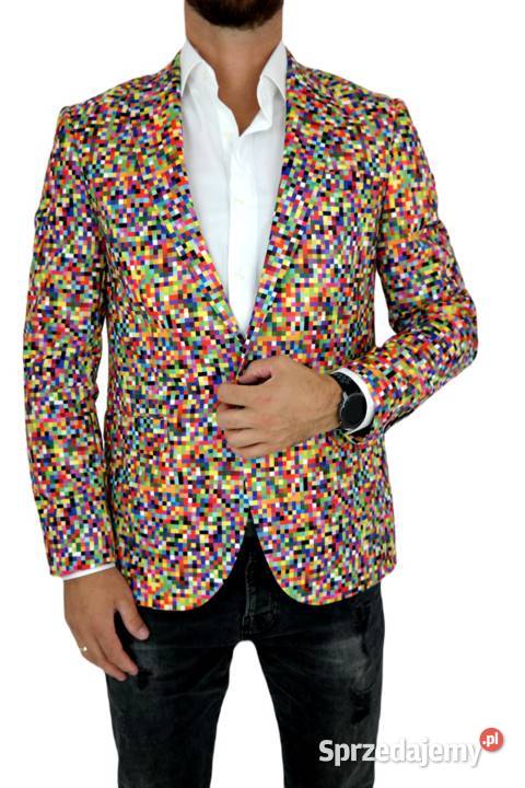 GIOVANNI PERA Marynarka Męska D608 piksele wielkopolskie Ostrów Wielkopolski