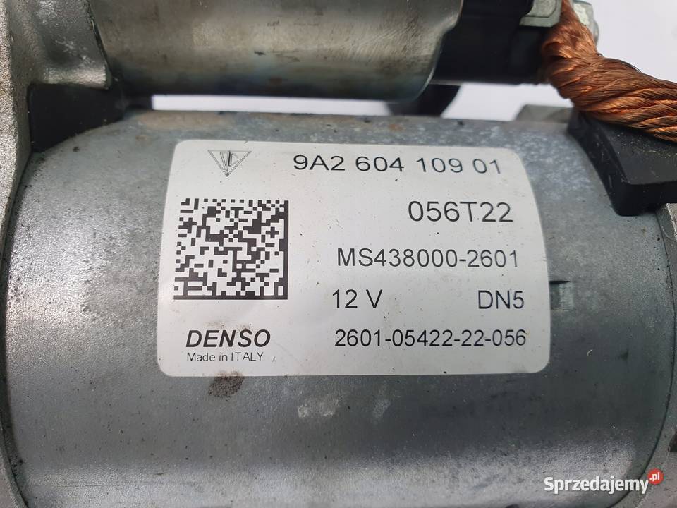 ROZRUSZNIK Porsche Cayman 982 40 GT4 9A260410901 Układ elektryczny silnika Chełm