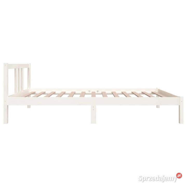 Rama łóżka biała lite drewno 90 x 200 WM814870 Warszawa