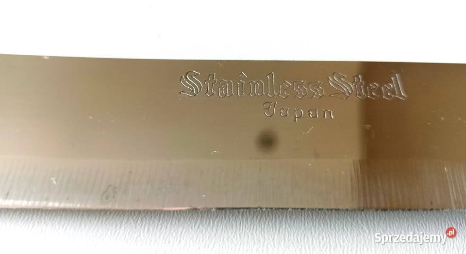 Nóż kuchenny stal nierdzewna Japan vintage Łódź sprzedam