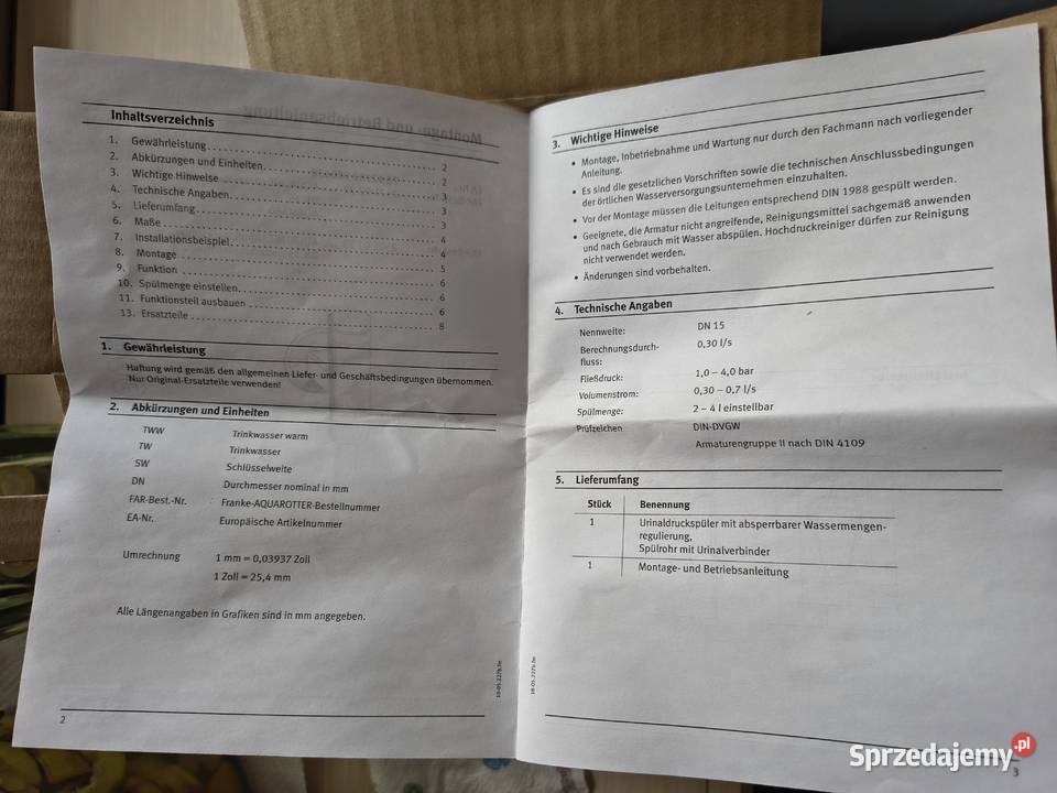 Spłuczka pisuarowa natynkowa AQUAROTTER