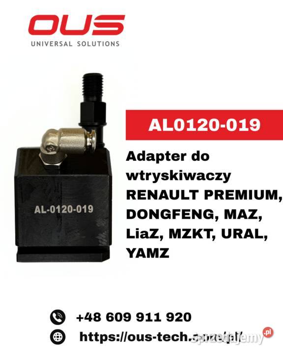 AL0120019 Adapter do wtryskiwaczy CRIN Bosch