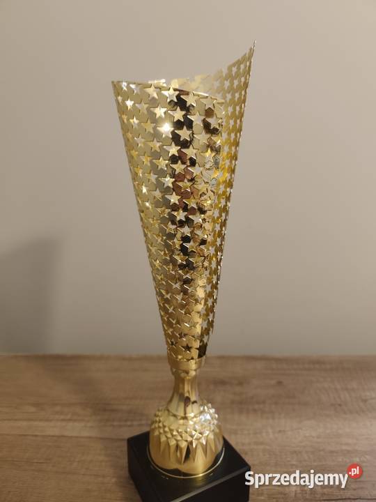Puchar metalowy złoty Ever 4175 trofeum Rzeszów