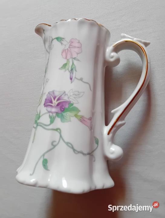 Secesyjny mlecznik porcelana śląska przełom XIX Koźminek