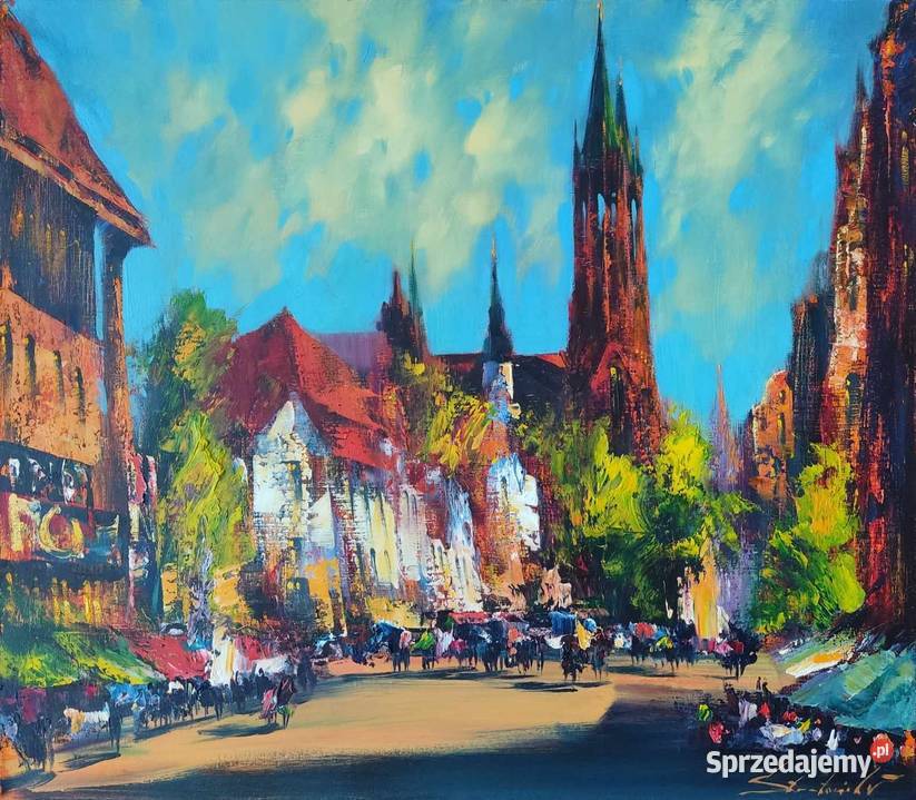 STRATOVICH W obraz olejny na płótnie BIAŁYSTOK