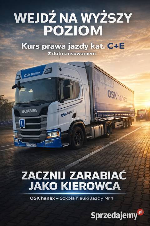 Kurs na prawo jazdy kat CE Czarnków wielkopolskie