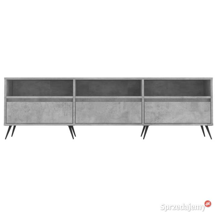 Szafka pod TV szarość betonu 150x30x445 WM831256