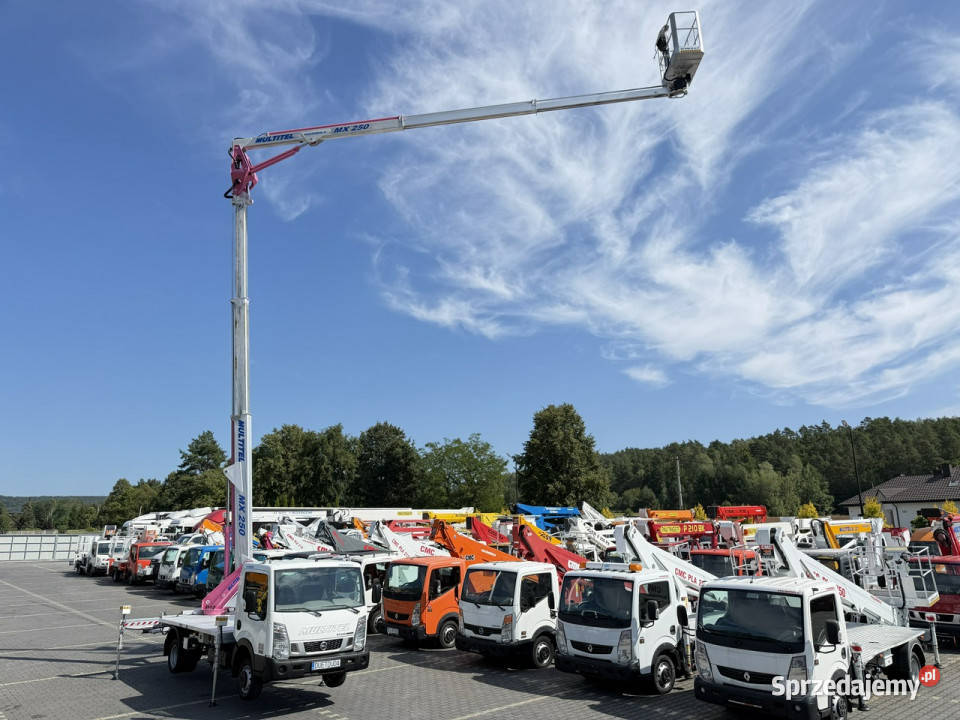 Nissan Cabstar Podnośnik Koszowy Zwyżka Multitel Widełki