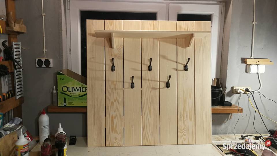 Wieszak drewniany wieszak wiszący garderoba Radków