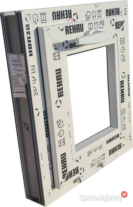OKNA KacprzaK OKNO PCV 40X45 NOWE ZEW ANTRACYT Siedlce