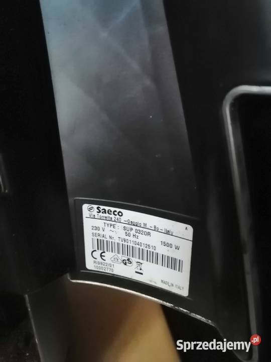 Ekspres do kawy Saeco SUP 0320R Pozostałe