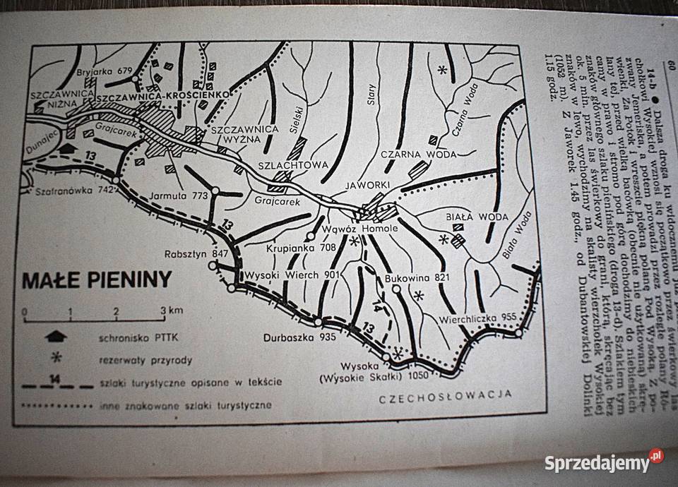 Szlaki Pienin Przewodnik turystyczny PTTK 1980 Chełmno