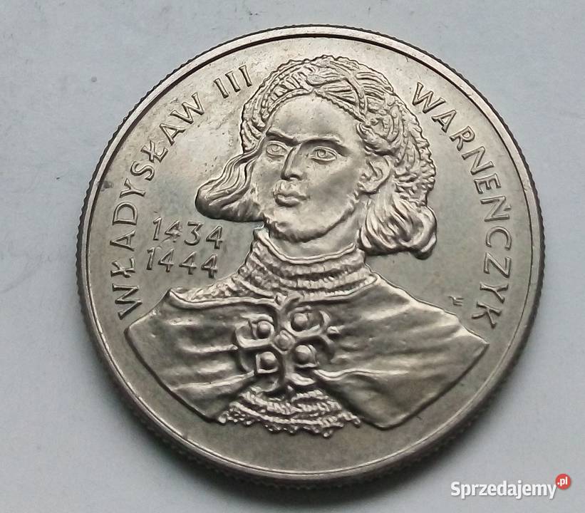POLSKA10 0001992 rCuNiWŁADYSŁAW WARNEŃCZYK Numizmatyka Legionowo