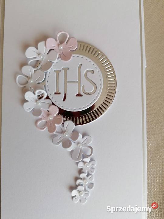 Kartka w pudełku komunia świata Strzebiń