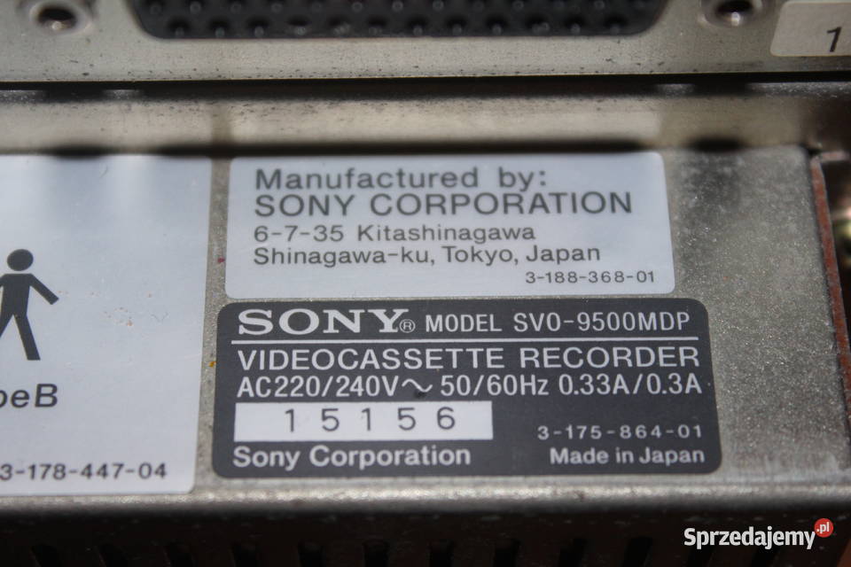 Magnetowid Sony SVO9500 MDP videorecorder śląskie Katowice sprzedam