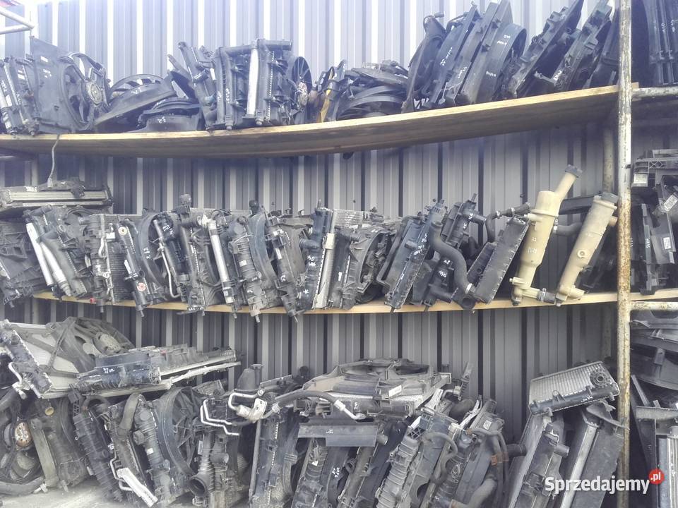 Hurtowo chłodnice wentylatory Fiat Opel i inne Łódź sprzedam